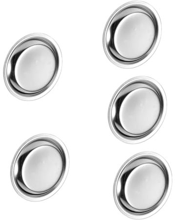 PRETYZOOM 5St Teebeutel Untertasse Teetablette teeliebhaber Teebeutel Ablage Teebecher Untersetzer Teetassen-Untersetzer -Organizer Teaset Tee- Edelstahl 304