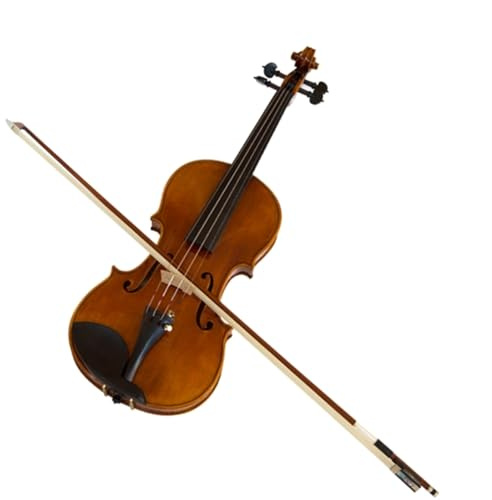 Geige Violine, Professionelles Handgefertigtes Violinen-Testinstrument Für Erwachsene Anfänger(1/2)