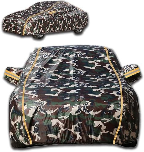 Copertura Auto Completa per Ford F-150 (SuperCrew, Short Bed) Pickup,Telo Copriauto interno/esterno Antipolvere Impermeabile Copri Auto Personalizzato Anti UV Antigraffio con borsa portaoggetti(Camo)