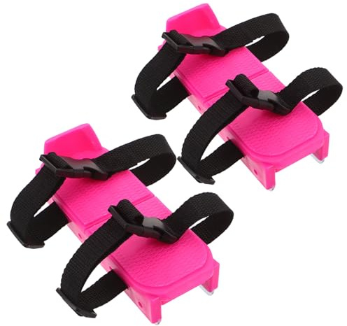 Healeved Mini Pattini da Neve Regolabili per Scarpe da Ghiaccio con Imbottitura Comfort e Stabilità per Principianti per Pattinaggio e Sport Invernali all Aperto Misura