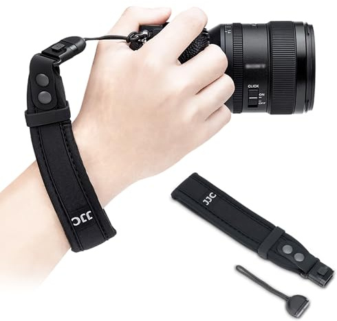 Soft Neoprene Camera Hand Wrist Strap w Quick Release for DSLR SLR Cameras | for Sony A7V A7IV A7III A7II A7CR A7C A7M5 A7M4 ZV-E10II ZV-E1 ZV-1F for Fujifilm X-M5 EOS R50 R50 V R100 Mirrorless Cameras
