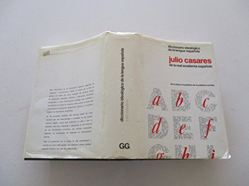 DICCIONARIO IDEOLOGICO DE LA LENGUA ESPA?OLA (MONOGRAFIAS)
