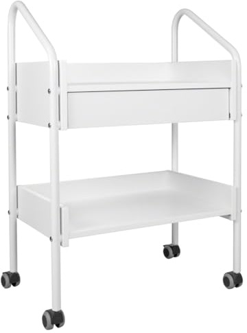 Vielzweckwagen mit 4 Rollen, Rollwagen, Instrumententisch, Gerätewagen, Therapie, Praxis