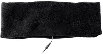 AFUNTA Sueño de Auriculares Estéreo con Orejeras de Lana Suave - Auriculares más Cómodos para Dormir y Viajar