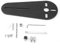 A B C Mini Ellipse and Circle Cutting Jig Set for Trimming Machines Woodworking Milling for Hand Trimmer Wood Router(A Set)