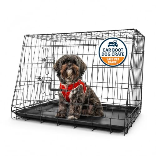 Streetwize Cassetta per Cani inclinata Pieghevole - Media - 76x56x54cm