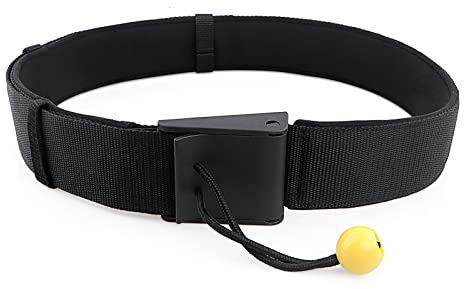 Dawitrly SUP Safety Belt, Quick Release Sup Waist Leash QR Belt with Adjustable And 50mm Wide Strap Attaching Ankle Surfing Leash To Your Waist Compatible with All Paddle Boards Black