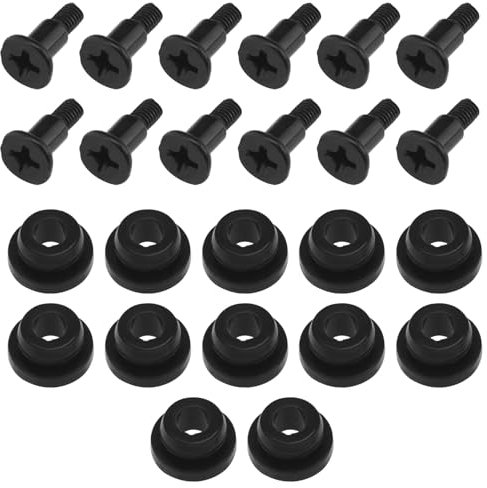 Create idea 12 Sets 2.5 Inches Hard Drive Screw with Rubber Washer Kit Hard Drive Shock Absorbing Screw Shock Absorption Screw for 2.5 Inches HDD SSD Computer Cases