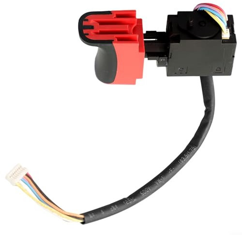 Hasaller Power Tool Trigger Switch Replacement Switch For Electric Hand Drills DC 7.2V-24V Electric Drill Switch Cordless Drill Trigger Switch Electric Hand Drills Replacement(1PC)