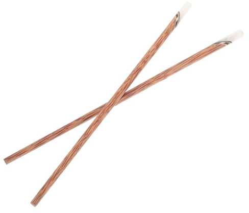MAGICLULU Rutschfeste Lackfreie Holz Essstäbchen Für Senioren Wiederverwendbar Natürlicher Holzgriff Für Zuhause Reisen Und Asiatische Gerichte Gesundes Küchenzubehör