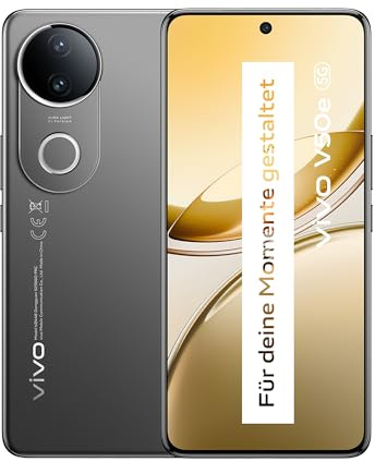 vivo V50e 5G Smartphone, 8G+256G, 6,77” Equal-Depth Quad Curved Display, 120Hz Bildwiederholrate, 50 MP Front & Rückseitige Dual-Hauptkamera, Aura Light, 5140 mAh Akku, 90W Schnellladung, IP68 & IP69