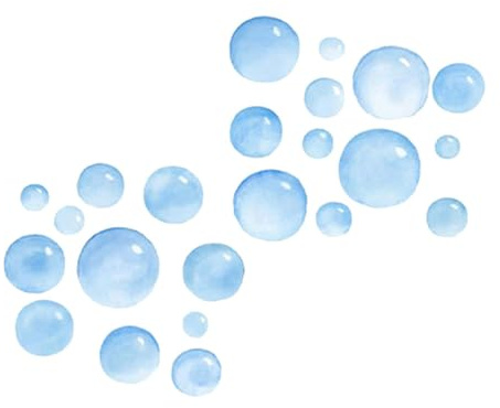 VALICLUD Autocollants Muraux Amovibles Bulles de Savonnette en PVC, Décoration Salle de Bains, Art Mural pour Chambre et Salon