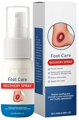 Spray Igienico per la Cura dei Piedi, 20 ml | Uso Senza Contatto | Previene Infezioni Fungine e Odori | Rinfrescante e Non Appiccicoso | Viaggi e Uso Quotidiano