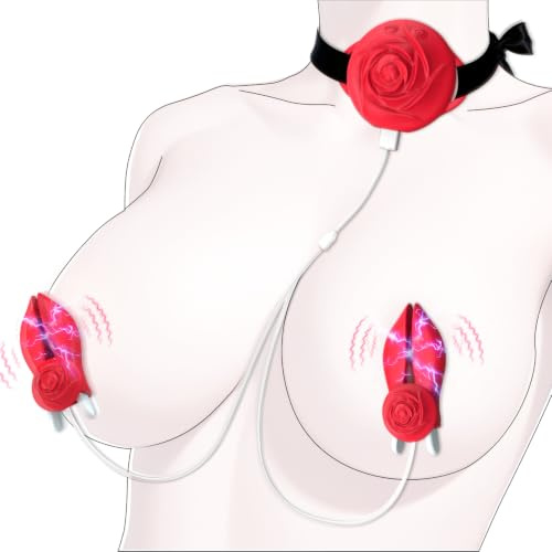Sex Toys Vibrators Nipple Clamps Women Adult BDSM 10 Modes&Electric Shock