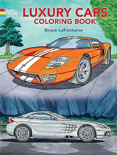 Luxury Cars Coloring Book (Dover History Coloring Book)