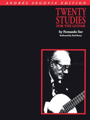 Sor Edited Segovia 20 Studies For Guitar Book -Album-: Noten für Gitarre: Book Only