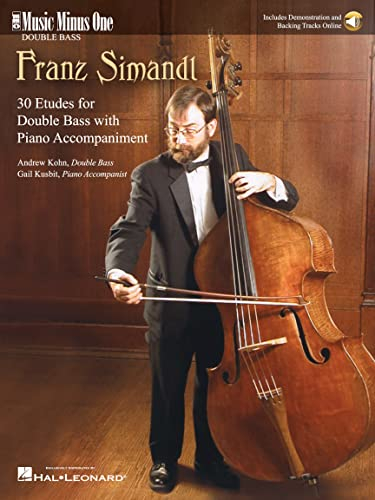 Simandl - Complete Etudes: 4-CD Double Bass Play-Along: 30 Etudes for Double Bass & Piano