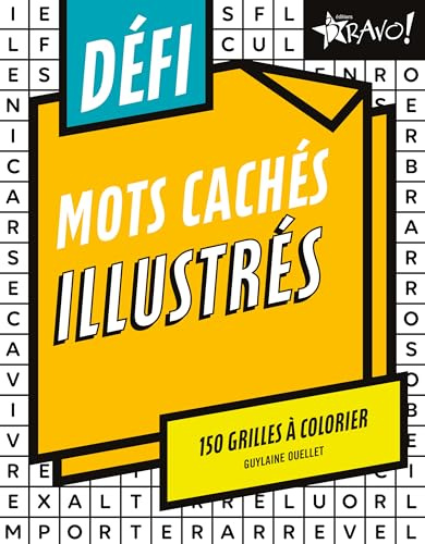 Défi Mots cachés illustrés: 150 grilles à colorier