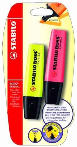 STABILO - Textmarker - BOSS ORIGINAL - 2er Pack - gelb