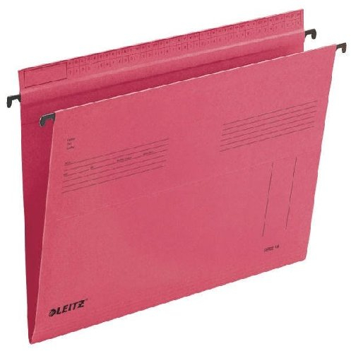 Hängemappe 320g rot LEITZ 18150025 eitl.offen VE=25(Liefermenge=25)