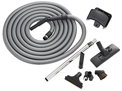 Kit di tubi per aspirapolvere centrale con accessori - Tubo senza accensione/spegnimento 9 metri - Compatibile con Aertecnica Tubò, Sistem Air, Duovac, AirBlu e altri