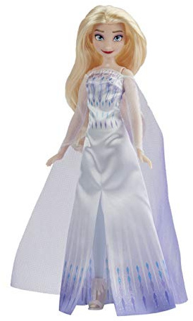 Hasbro Eiskönigin 2 Königin ELSA Modepuppe, Kleid, Schuhe und Lange Blonde Haare, Spielzeug für Kinder ab 3 Jahren Multicolour 5.08 x 15.24 x 35.56 cm