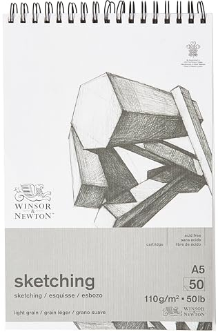 Winsor & Newton 6672001 Skizzenpapier, Extra Weiß, DIN A5