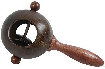 Maracas Holz und Kokosnuss.
