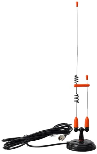 UAYESOK Heavy Duty Magnetic Mount Mobile Antenna Dual-Band 2m 70cm VHF/UHF Mag Base Antenna PL-259 Plug for Vehicel Truck SUV Mobile Radio Scanner Repeater System