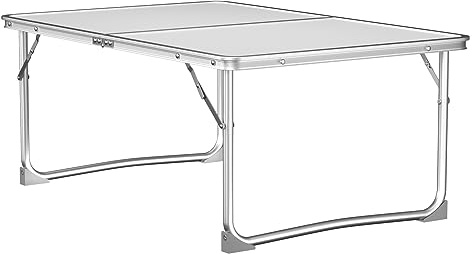 Rigogo Laptoptisch für Bett, Klappbar Notebook Tisch Betttisch mit Tragegriff, für Bett, Sofa, Boden, Leicht zu transportieren, 60x40x26cm