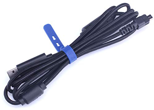HUYUN USB-Kabel, kompatibel mit Wolverine Ultimate & RAIJU Ergonomic PS4 Gaming Controller Gamepad (Raiju PS4 Kabel)