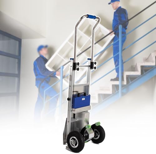 200 Kg Elektrischer Treppensteiger-Handwagen, Angetriebener Motor, Elektrischer Treppensteiger-Dolly, Batteriebetrieben Zum Bewegen, Robuster Elektrischer Treppensteiger