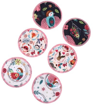 TOYANDONA 6stücke Pack Waschbare Brustpolster Für Stillen Saugfähige Stillmatte Wiederverwendbare Brustpads Atmungsaktiv Und