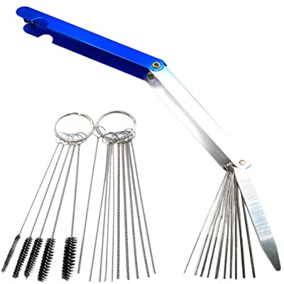 GLEAVI 6 Set Kit Detergente Coperture Detergente Per Spazzola Del Corpo Farfallato Kit Di Pulizia Del Acciaio Inossidabile