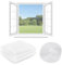 SUNNIFLY Moustiquaire Porte Fenetre, Anti-insectes et Anti-moustiques, Maille Fine Autocollante, Facile à Installer, pour Portes, Fenêtres et Balcons [1.3 x 1.5 m]