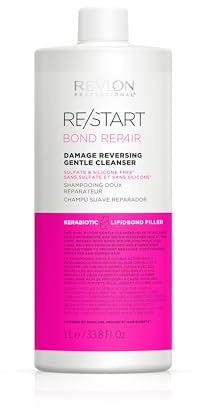 REVLON PROFESSIONAL RE/START Bond Repair – Damage Reversing Gentle Cleanser, 1000 ml, sulfatfreies, veganes Shampoo für geschädigtes Haar, repariert Haarschäden, beugt Haarbruch vor