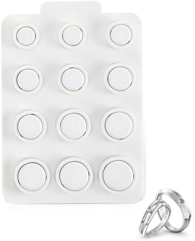 1 kit di dimensioni dell'anello, strumento di misurazione professionale per gioielli, misura dito anello,misura dito dito e anello anello,per trovare la tua taglia prima di acquistare,12 dimensioni.