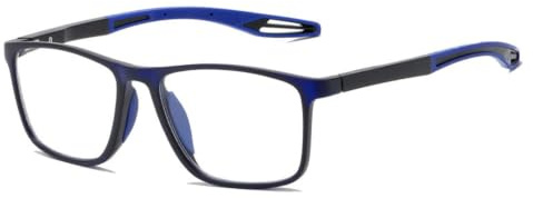 Genérico Gafas de Lectura Progresivas Hombre y Mujer, Lentes Multifocales TR90 Flexibles Antideslizantes, Gafas Presbicia con Filtro Luz Azul para Ordenador, Leer y Móvil