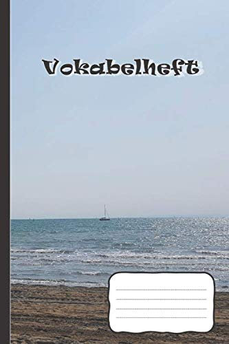 Vokabelheft: DIN A5 | 120 Seiten | Liniert | Vokabelheft Zweispaltig | Hochglanzcover