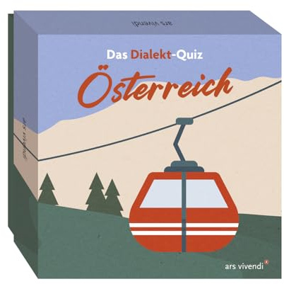 Dialekt-Quiz Österreich – 66 Spielkarten mit Ausdrücken aus allen Regionen - Sprachspiel für Erwachsene und Familien - Österreichische Dialekte ... Box mit 66 Spielkarten und Anleitung