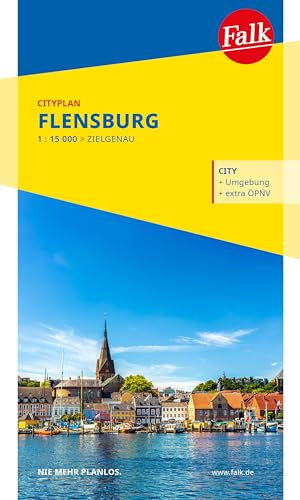 Falk Cityplan Flensburg 1:15.000