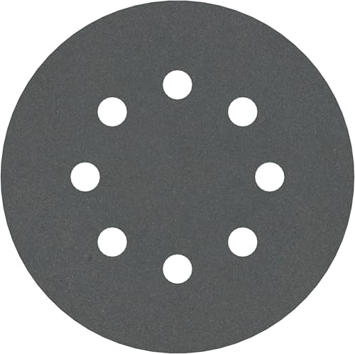 Bosch 5x Disco de lija PRO F355 para lijadoras excéntricas | para Hormigón, Piedra dura, Grano 400, Professional Accesorios Lijadora excéntrica