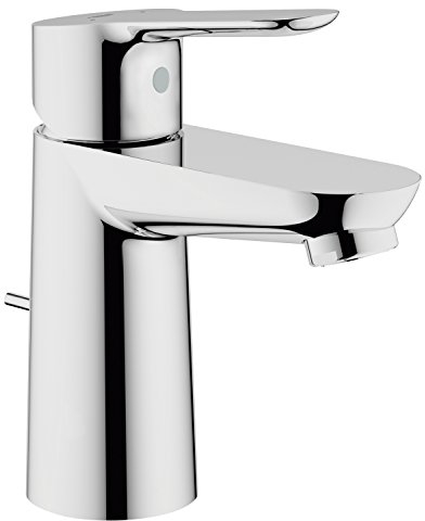 Grohe 23328000 BauEdge Miscelatore Monocomando per Lavabo, Cromo, Taglia S