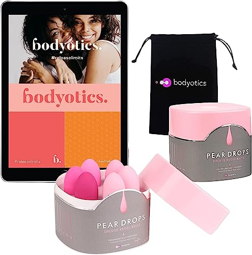 Bodyotics Beckenbodentrainer für Frau - Komplettes Kegel-Trainings-Set - 6-teiliges Set für Einsteigerinnen
