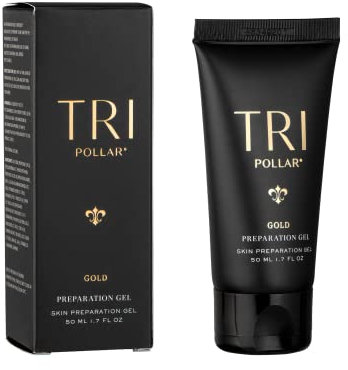 TriPollar Stop Gold Preparation Gel 50ml - Radio Frequency Skin Tightening Facial Machine Conductive Gel - Professional Home RF Anti Ageing 24 Gold Formula - Compatible with TriPollar Stop Devices