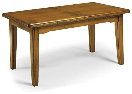 Mar.c.a. Design - Tavolo Rettangolare Allungabile da 180 a 360 cm con Gambe Dritte - Tavolo in Legno Massello 180x100x78 cm - Arte Povera Made in Italy