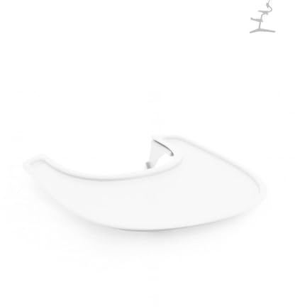 Bandeja Stokke para Nomi, Blanca - Se monta fácilmente en el Baby Set Stokke Nomi - Apto para lavavajillas - Plástico de calidad alimentaria