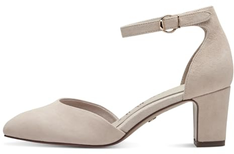 Tamaris Damen Klassische Ballerinas, Frauen Flats,Comfort Lining,TOUCHit-Fußbett,Slip-ons,klassisch elegant,Ballerinen,Nude,38 EU