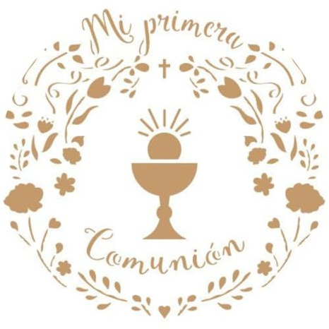 OBLEA COMESTIBLE MI PRIMERA COMUNION PARA DECORAR TARTAS
