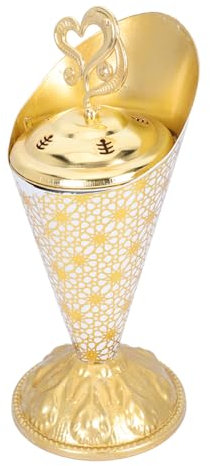 GARVALON Duftöldiffusor Aus Metall Räucherstäbchenhalter Europäischer Stil Aromaofen Räuchergefäß- Für Schreibtisch Wohnzimmer Schlafzimmer Metall-verarbeitung